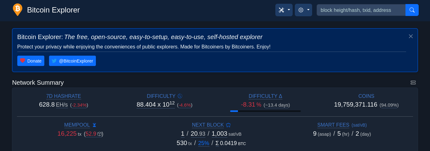 Blockchain explorer | MobyBolt